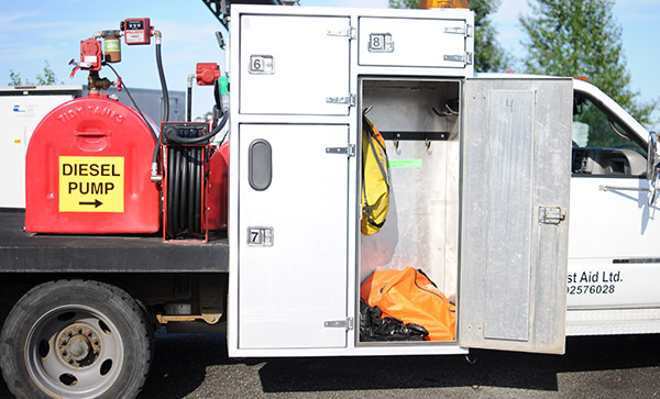 Fuel Truck Passenger Side Utility